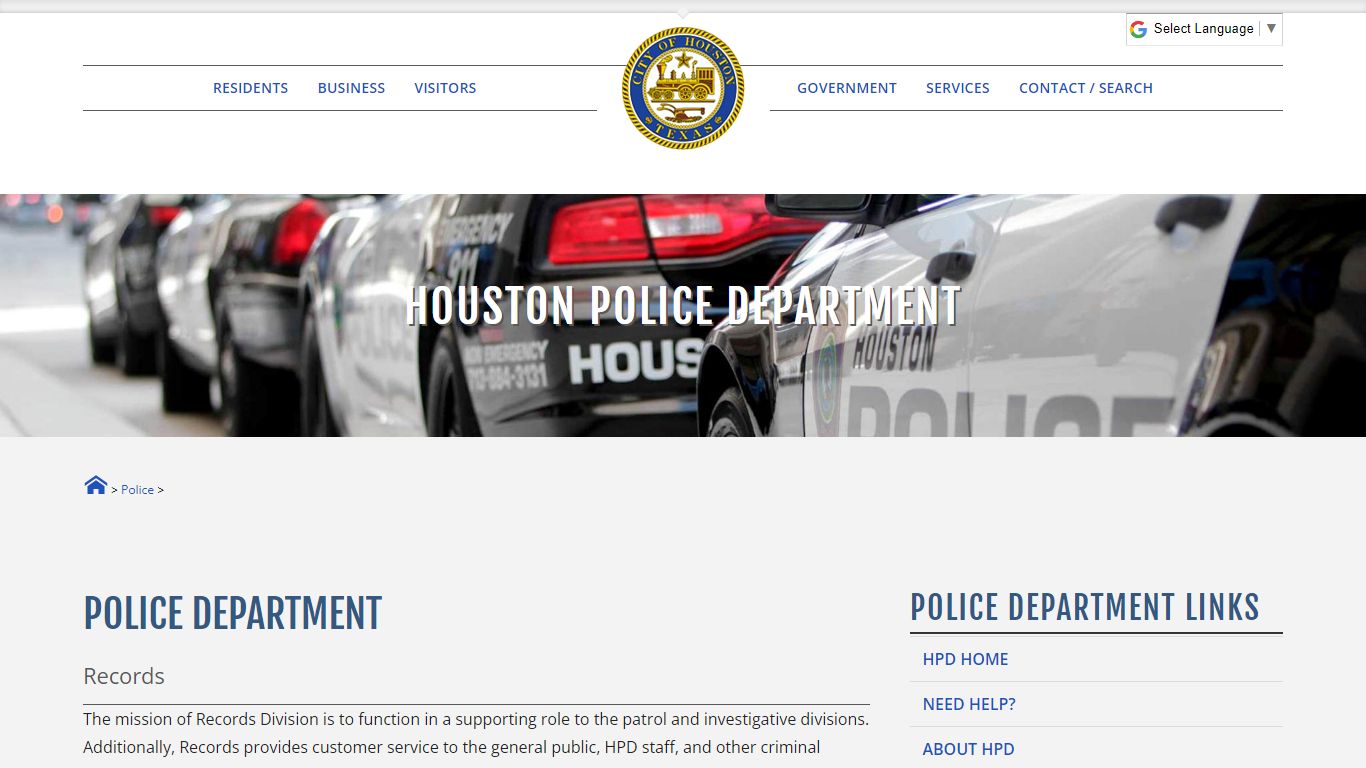 Records - City of Houston eGovernment Center